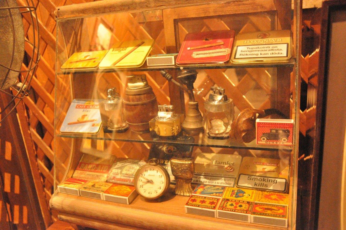 Warm interior at night
